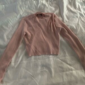 Pink Long Sleeve Women's Top